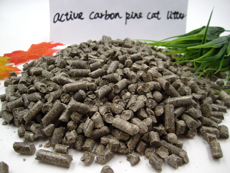 Greater Absorption Capacity Wooden Pellet Pine Wood Activated Carbon Cat Litter